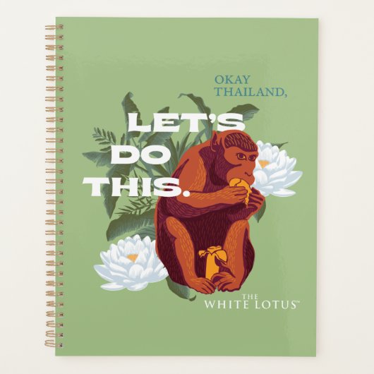 "Faisons ça" Singe - Le Lotus Blanc (Devant)