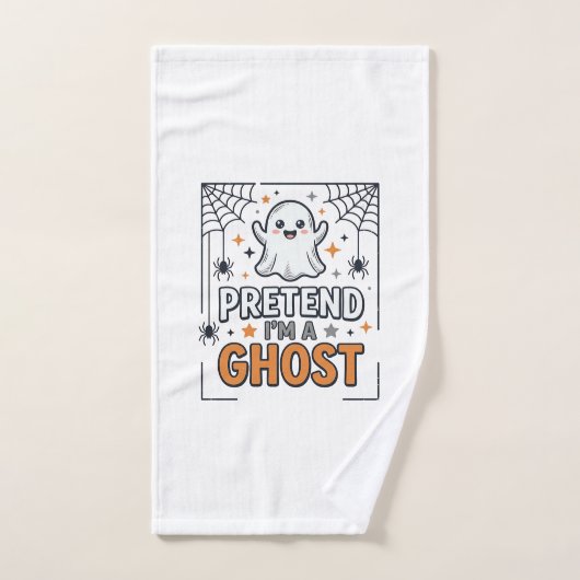 Faisons comme si j'étais un Fantôme Mignon Hallowe (Serviette à main)