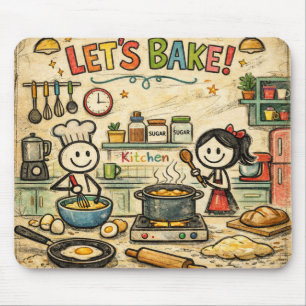 Faisons de la pâtisserie ! Tapis de souris de cuis