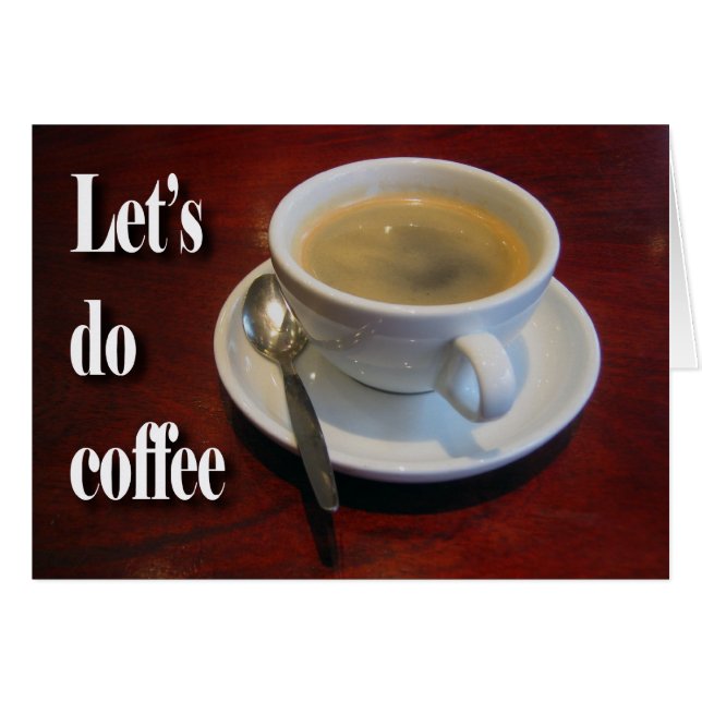 Faisons du café (Devant horizontal)