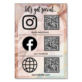 Faisons du Social Business | Carte de Table avec C (Par défaut)