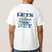 Faisons Humide Sur La Plage, Mens Value Tshirt (Dos)
