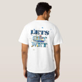 Faisons Humide Sur La Plage, Mens Value Tshirt (Dos entier)