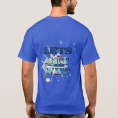 Faisons Humide Sur La Plage, Tshirt Unisex (Dos)