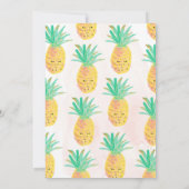 Faisons la fête comme un ananas Invitation d'anniv (Dos)