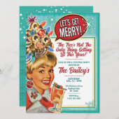 Faisons la Fête - Invitation à une Soirée de Noël (Devant / Derrière)