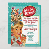 Faisons la Fête - Invitation à une Soirée de Noël  (Devant / Derrière)