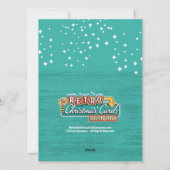 Faisons la Fête - Invitation à une Soirée de Noël  (Dos)