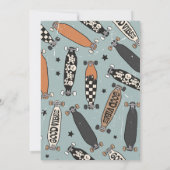 Faisons la fête | Invitation d'anniversaire Cool (Dos)