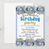 Faisons la fête : Invitation de Bish pour l'annive (Devant / Derrière)