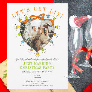 Faisons la Fête ! Invitation de Noël pour un maria