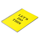 Faisons-le - Cahier Classique 6,5" x 8,75" (Côté gauche)