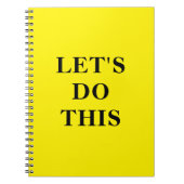 Faisons-le - Cahier Classique 6,5" x 8,75" (Devant)