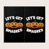 Faisons Nous Éclater Citrouilles Jack O Lantern Ha (Outside Unfolded)