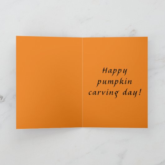 Faisons peur ! Carte d'Halloween (Intérieur)