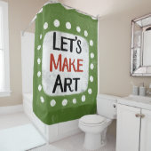 Faisons un rideau de douche d'art (En situation)