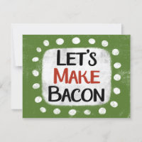 Faisons une carte de voeux Bacon