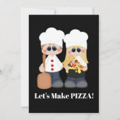 Faisons une invitation à la fête de Pizza (Devant)