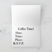 Faisons une invitation personnalisée au café (Intérieur)