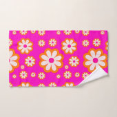 Faisses roses chaudes et orange brûlées les années (Serviette à main)