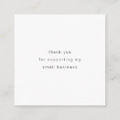 Fait À La Main Avec Amour Carte de remerciements L (Dos)