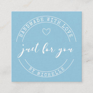 Fait À La Main Avec Carte de remerciements De Scri