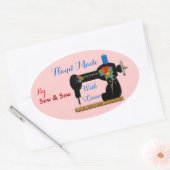 Fait à la main avec l'amour Étiquettes de produit  (Enveloppe)