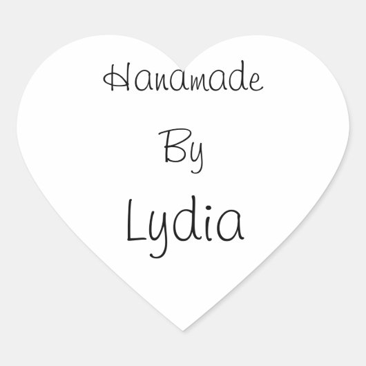 Fait À La Main Par Sticker (Devant)