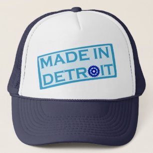 Fait dans le casquette de camionneur de Detroit