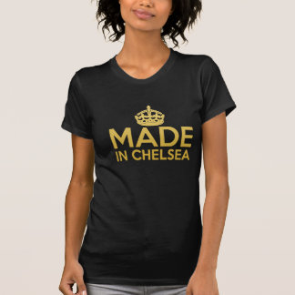 Fait dans le T-shirt de dames de Chelsea