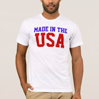 Fait dans le T-shirt des Etats-Unis
