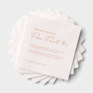 Fait de plaisir minimaliste mariage Rose personnal