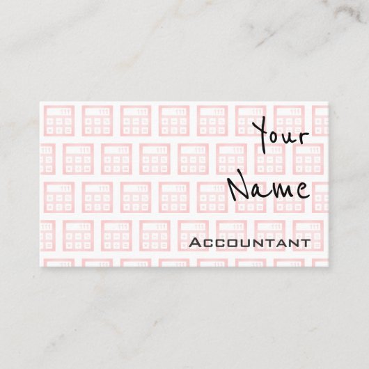 "Fait écho" des cartes de visite de comptable (Devant)