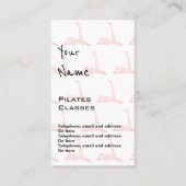 "Fait écho" des cartes des prix de Pilates (Devant)