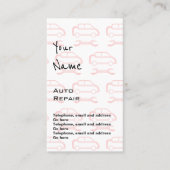 "Fait écho" des cartes des prix de réparation (Devant)