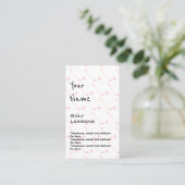 "Fait écho" les cartes professionnelles des prix (Debout devant)