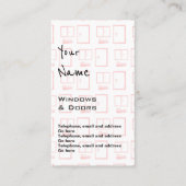 "Fait écho" Windows et des cartes des prix de (Devant)