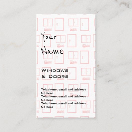 "Fait écho" Windows et des cartes des prix de (Devant)