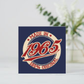 Fait En 1965 Invitation Anniversaire (Debout devant)