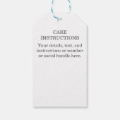 Fait main par Étiquettes de Cadeau en Fil à Broder (Dos)