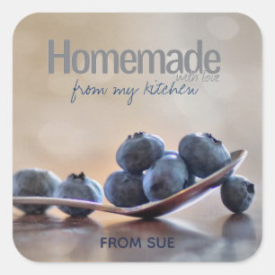 Fait maison avec amour de mes autocollants de cuis