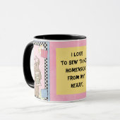 Fait maison de ma tasse de coeur (Devant gauche)