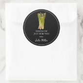 Fait maison juste pour vous asperges étiquette (Sac)