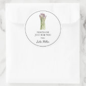 Fait maison juste pour vous asperges étiquette (Sac)