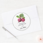 Fait maison juste pour vous betterave étiquette ra (Enveloppe)