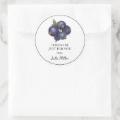 Fait maison juste pour vous cassis étiquette (Sac)