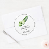 Fait maison juste pour vous concombre étiquette (Enveloppe)
