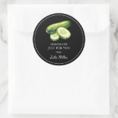 Fait maison juste pour vous concombre étiquette (Sac)