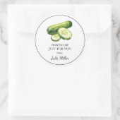 Fait maison juste pour vous concombre étiquette (Sac)