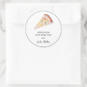 Fait maison juste pour vous étiquette à pizza (Sac)